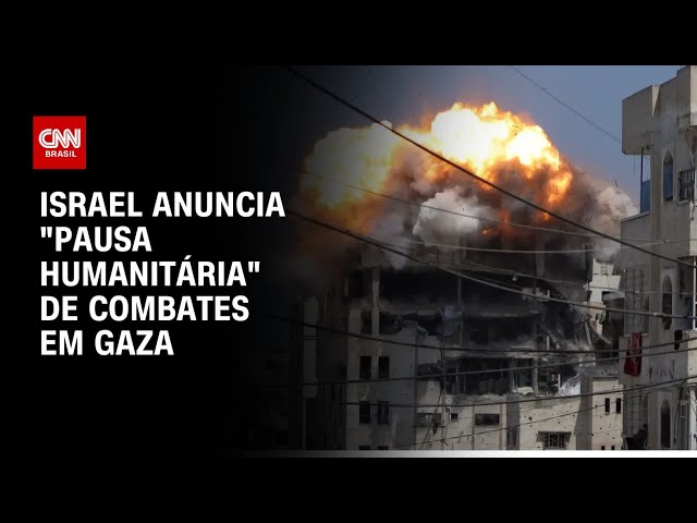 Israel anuncia pausa humanitária em partes de Gaza a partir de domingo | CNN PRIME TIME