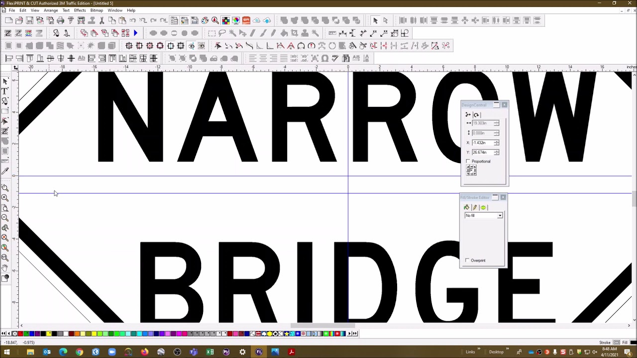 Making Traffic Signs With Flexi