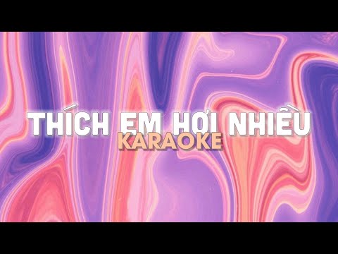 KARAOKE / Thích Em Hơi Nhiều - Wren Evans「Cukak Remix」/ Audio Lyrics