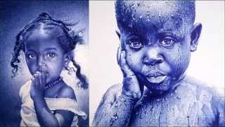 Incredible Portraits with a Ballpoint Pen by Enam Bosokah