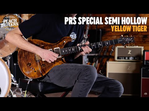 PRS Special Semi Hollow Yellow Tiger 10 Top Pattern image 12