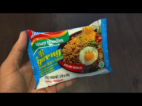 Indomie Mi Goreng Barbeque Chicken Flavor Instant Noodle Review! SOLID!!