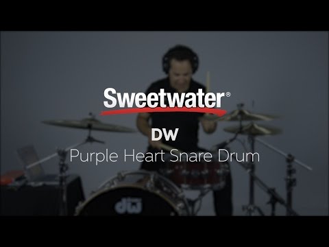 DW Purple Heart Snare Drum Demo by Sweetwater