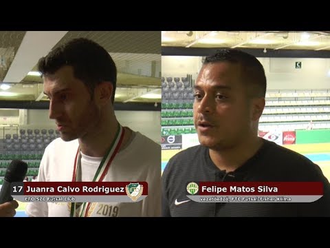 NBII: ETO SZC Futsal Club - FTC Futsal-Fisher Klíma mérkőzés utáni interjúk (2019.06.03)