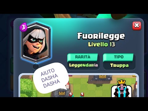 Sorpresa nel pass.. Maxo la mia 8 leggendaria "la fuorilegge" con il libro dei libri - Clash royale
