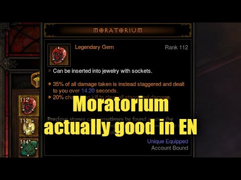 Moratorium is actually a good Gem