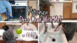 KITCHEN DEEP CLEANING | EXTREME DEEP CLEANING MOTIVATION