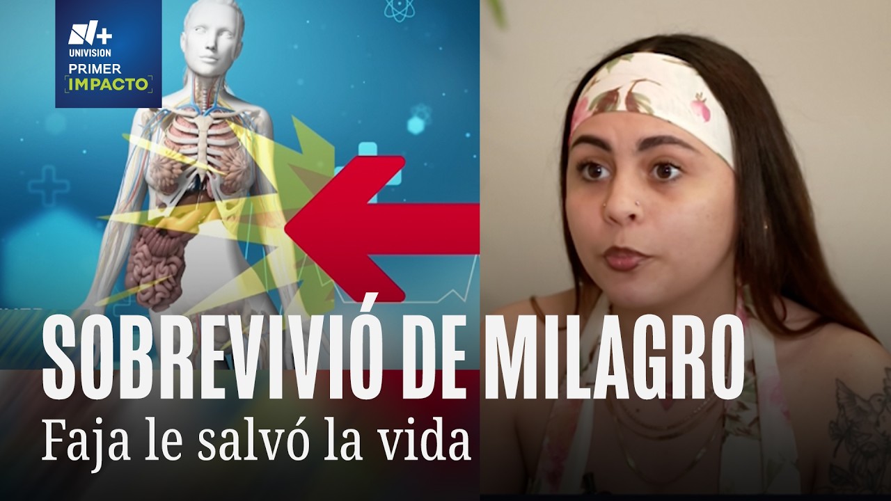 Una Faja le Salvó la Vida en Accidente de Motocicleta