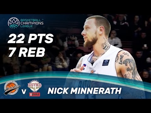 Nick Minnerath (22 Pts / 7 Reb) shows how to score vs. Umana Reyer Venezia