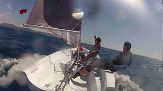 preview picture of video 'Sarigerme Laser Bahia Sailing - Wind 04 - Part 02'