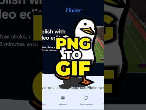 PNG to GIF Maker | Flixier 🖼️✨
