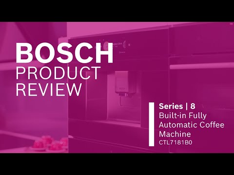 Įmontuojamas kavos aparatas Bosch CTL7181B0 video