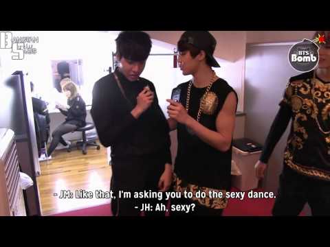 [ENG] 131212 [BANGTAN BOMB] Jimin's sexy dance One-point lesson