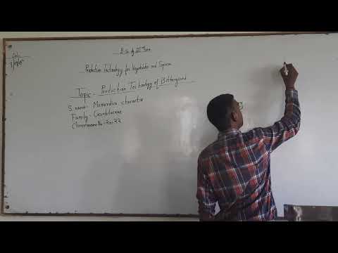 B.Sc.Ag III Sem|Sub:Prod. Tech. for Vegetables & Spices| Topic:Production Technology of Bitter Gourd