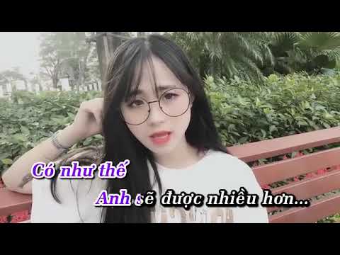 [ Karaoke HD ] Girl xinh cover - Hãy Vì Em Đừng Khóc