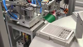 Biomat - 96 wells microplates assembling process