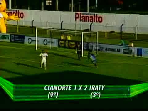 Cianorte 1 x 2 Iraty, gol Lateral Ayrton e passe para o segundo.flv