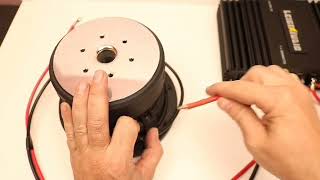 How to wire a dual voice coil subwoofer in one ohm impedance