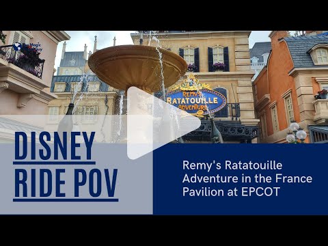 Remy's Ratatouille Adventure Full POV Ride Experience from Disney's EPCOT
