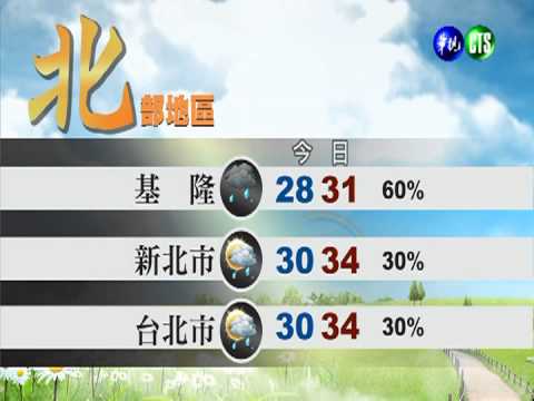 2013.08.28華視午間氣象 謝安安主播