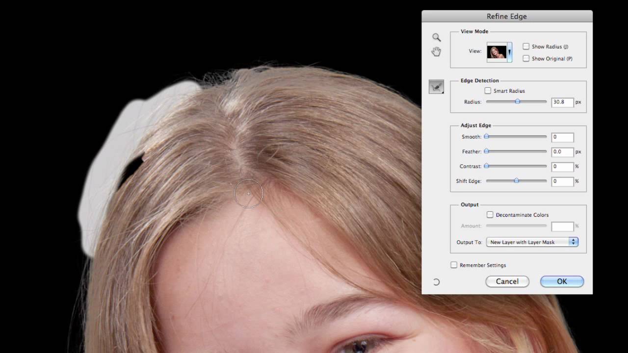 Know more about Refine Edge tool (6 videos) - Photoshop - video 3