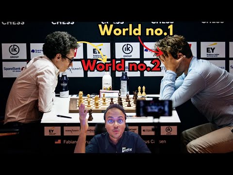 World no.2 Caruana vs World no.1 Carlsen | Amazing queen endgame | Norway Chess 2024