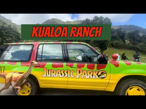 KUALOA RANCH|PRIVATE NATURE RESERVE|JURASSIC ADVENTURE TOUR|THE INDOMINUS REX PADDOCK|KANE’OHE, HI