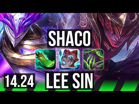 SHACO vs LEE SIN (JGL) | KR Diamond | 14.24