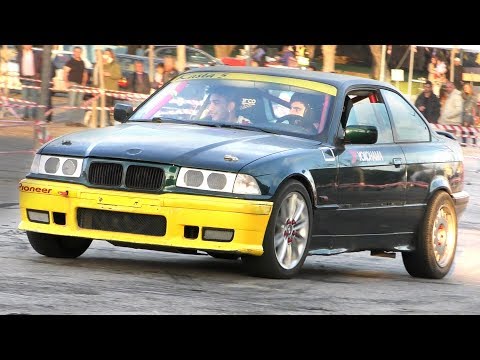 SWAPPED CAR -  BMW E36 V8 M5 / Car drifting pure sound
