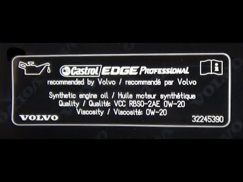New 0W-20 Engine Oil Requirements for Volvo, BMW, Audi, VW