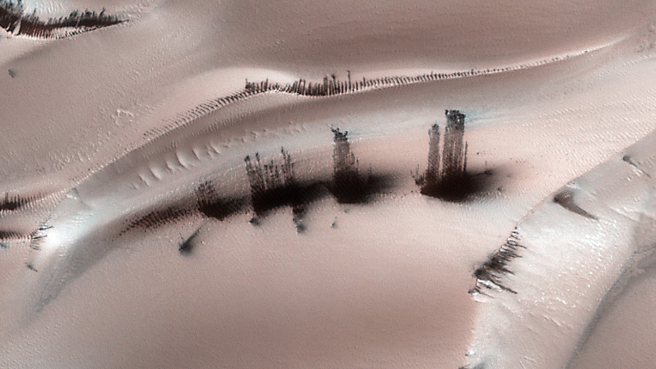 Así es Marte desde la órbita