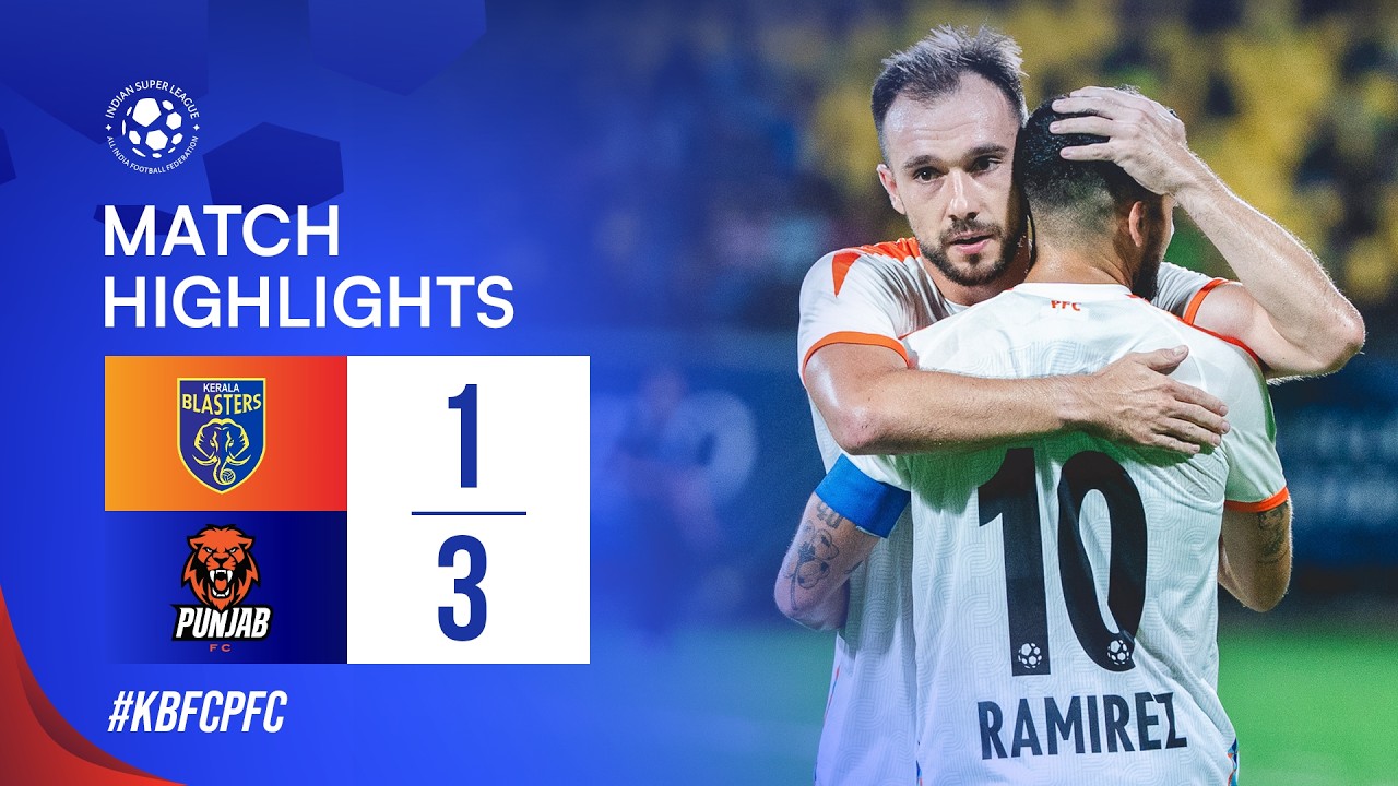Kerala Blasters vs Punjab Highlights