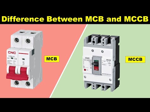 Difference Between MCB and MCCB || MCB vs MCCB @TheElectricalGuy