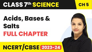 Class 7 Science Chapter 5  Acids Bases and Salts F