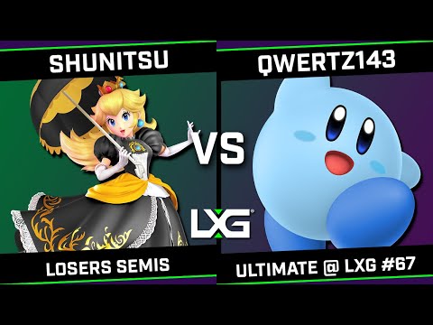 Shunitsu (Peach) vs qwertz143 (Kirby) - Smash Ultimate @ LXG 67