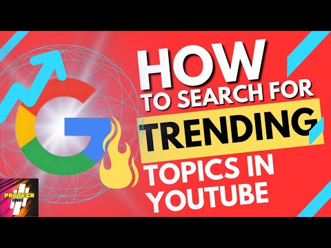 How to Find Trending Topics On YouTube | Google Trends