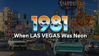 BACK TO 1981 — When LAS VEGAS Was Neon // 80s Chillwave Vaporwave Dreamwave Mix