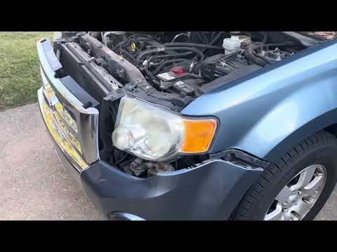 EASY!! 2008-2012 Ford Escape Mercury Mariner Headlight Removal / Replacement