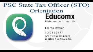 PSC State Tax Officer (STO) Orientation