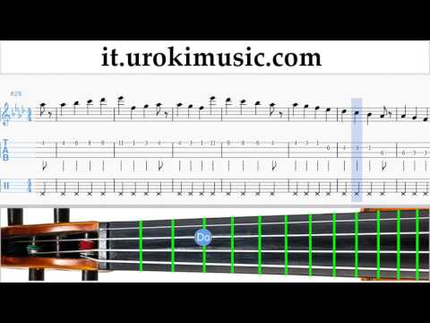 Corso di Violino J-Ax & Fedez ft. Alessandra Amoroso - Piccole cose Tablature Tab Parte#1 um-i276