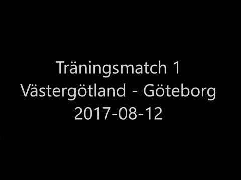 Träningsmatch 1 Västergötland - Göteborg