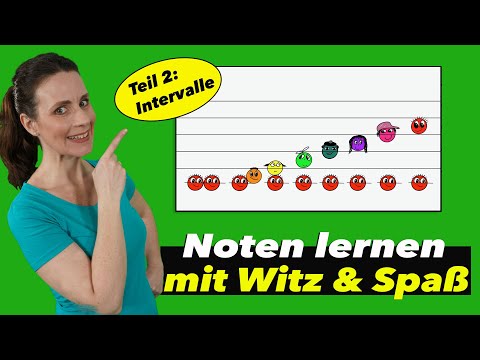 Spielend Noten lernen - Für Kinder leicht erklärt | INTERVALLE | Musikunterricht mit NOTENSCHNUTZIES