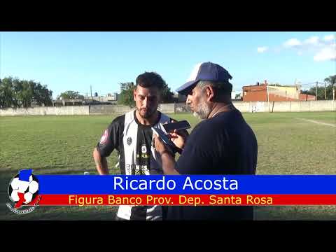 Ricardo Acosta, figura Premios Santa Fe de Banco -  Santa Rosa