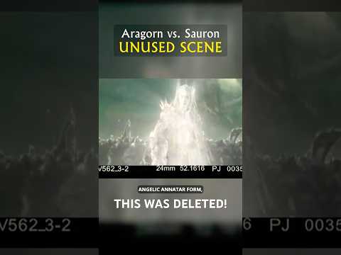 The epic Aragorn vs. Sauron unreleased scene!