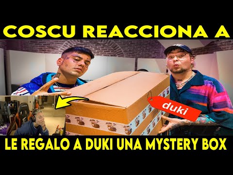 😱COSCU REACCIONA A ""LE REGALO A DUKI UNA MYSTERY BOX DE ROPA Y ZAPATILLAS!!""🔥