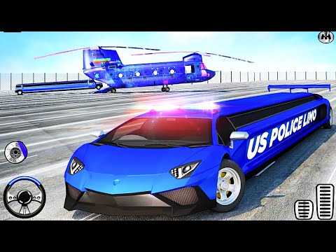 US Police Limo Transport, Aeroplane transport Game- Best Android IOS Gameplay
