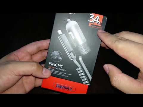 Remax Finchy RCC103 Car Charger: Unboxing and Review (Fast Charger) Video