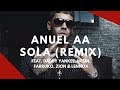 Anuel AA - Sola (Remix) feat. Daddy Yankee, Wisin, Farruko, Zion & Lennox | English Translation