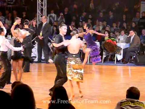 Yahor Savostay - Darya Polischuk Rumba 1.4 Minsk Open 2011.mp4
