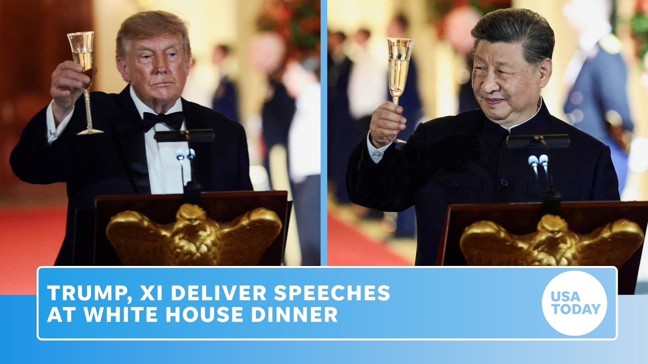 Donald Trump and Xi Jinping speeches toast US-China relationship at White House state dinner